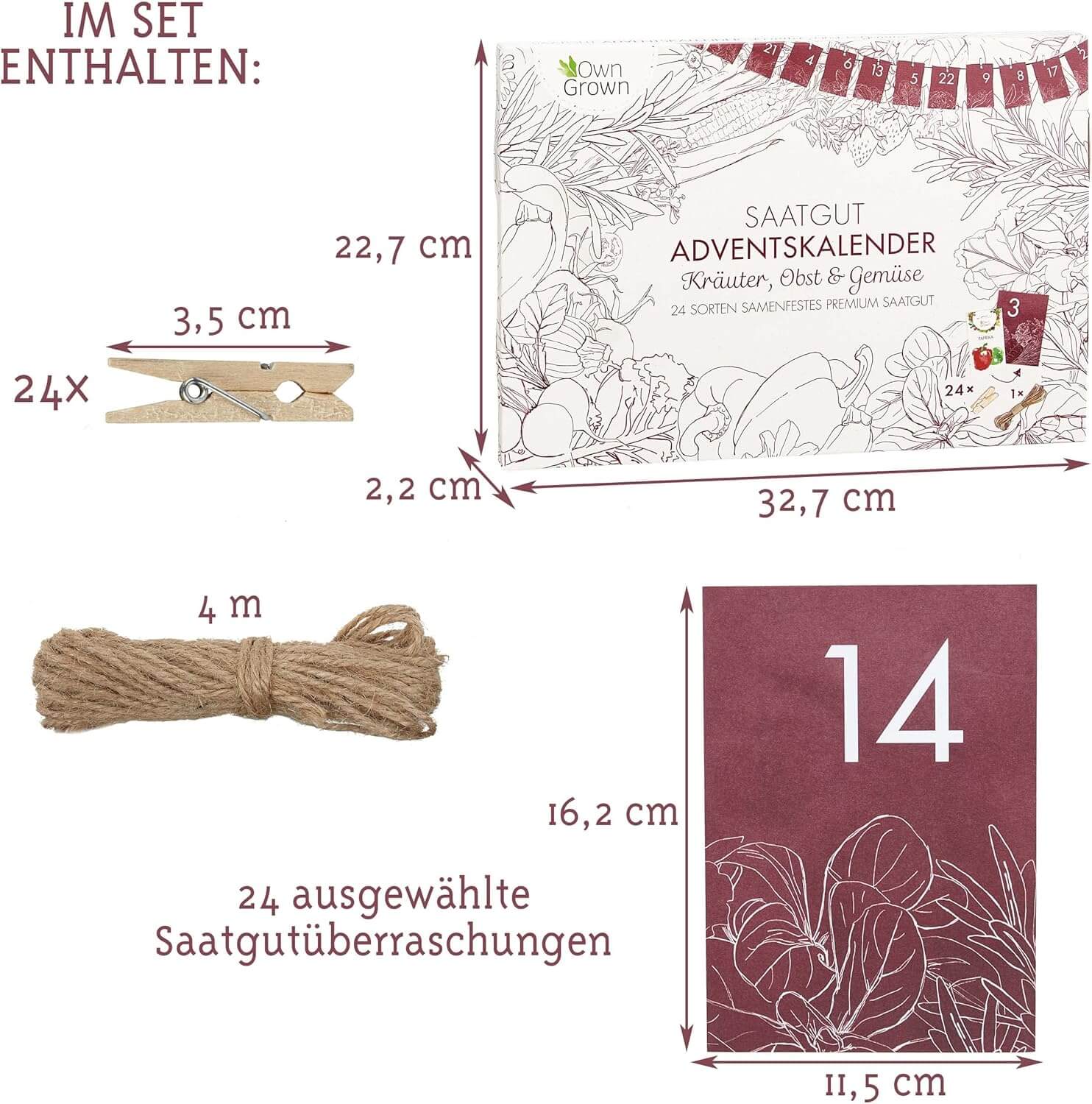 OwnGrown Samen Adventskalender OwnGrown Samen Adventskalender