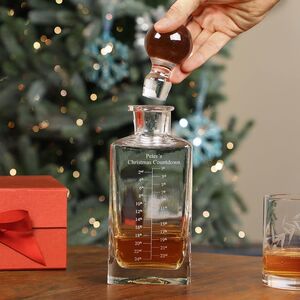 Dibor Personalised Christmas Decanter Gift Advent Calendar 2023