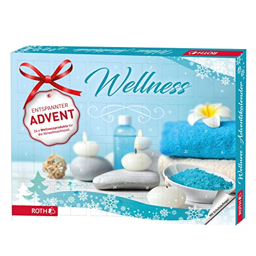 ROTH Wellness-Adventskalender 'Nimm Dir Zeit' 2022 mit 24 Wellnessartikeln für eine entspannte Adventszeit