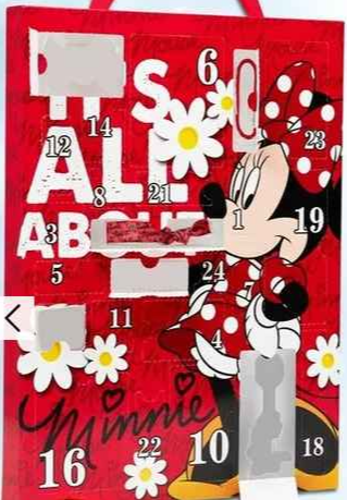 Disney Minnie Advent Calendar Content (EN)