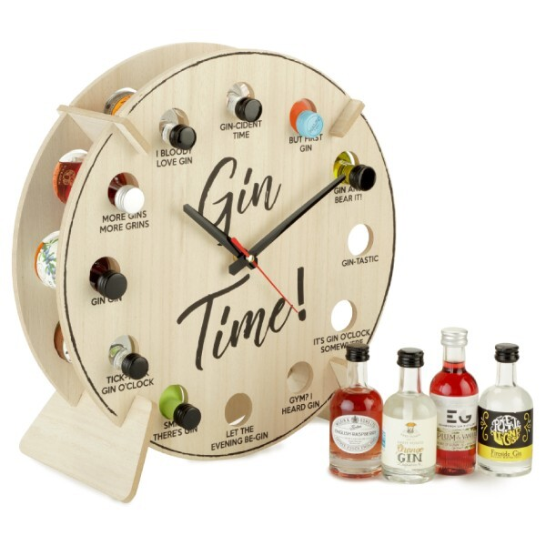 Spicers of Hythe Christmas Gin Clock Advent Calendar 2023 - Inhalt Content (EN)