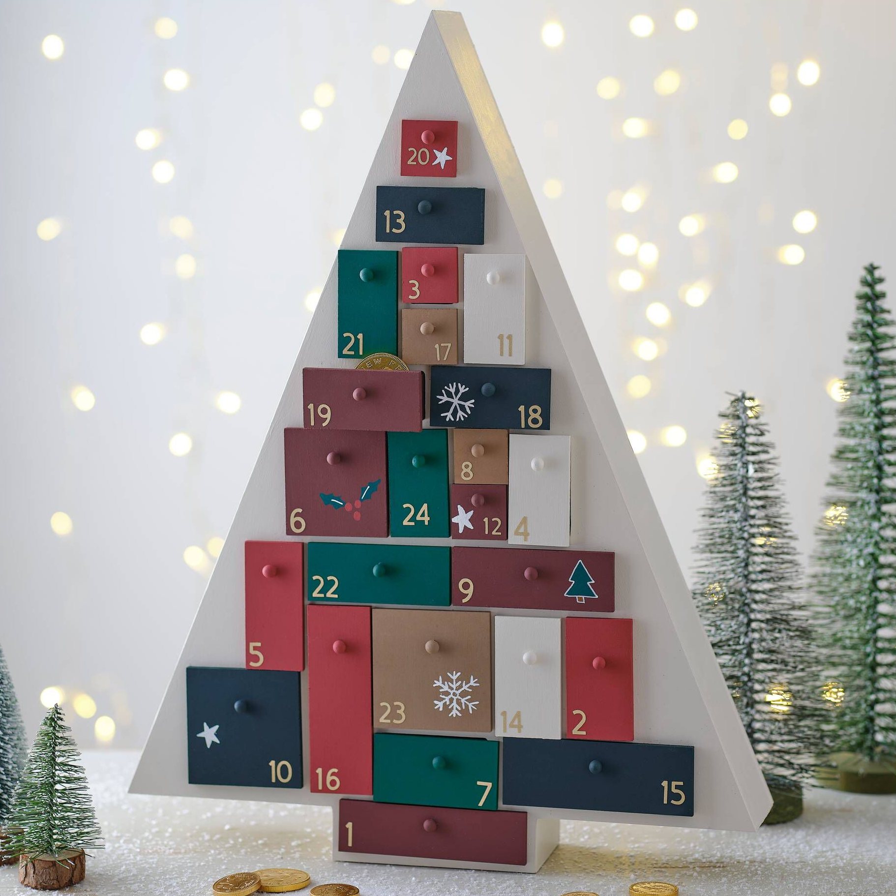 Christmas Tree Mixed Drawer Advent Calendar