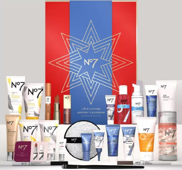 No7 Lift & Luminate 25 Days of Beauty Advent Calendar - Inhalt