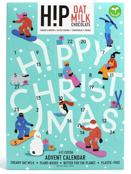 HiP Chocolate- HiP Vegan Oat M!lk Chocolate Advent Calendar 144g