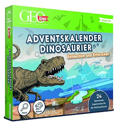 GEOlino Adventskalender Dinosaurier: Entdecken und Erforschen. 24 spannende Experimente für die Weihnachtszeit