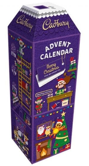 Cadbury Santa Workshop Chocolate Advent Calendar 308g