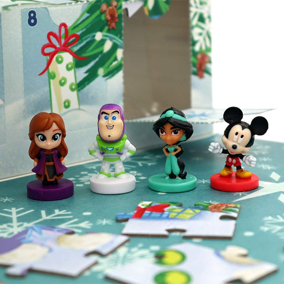 Disney 24 Days Game Puzzle Advent Calendar 2023 - Inhalt Content (EN)