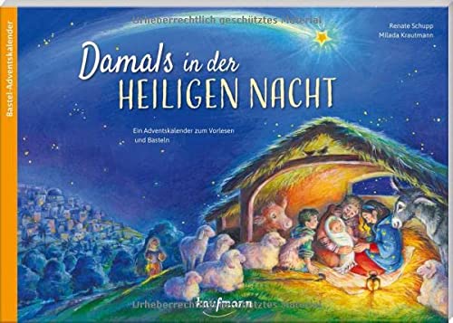 Damals in der Heiligen Nacht: Ein Adventskalender zum Vorlesen und Basteln (Adventskalender mit Geschichten für Kinder: Ein Buch zum Vorlesen und Basteln)