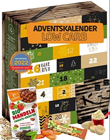 Low Carb Adventskalender 2022 I verschiedene Snacks ohne Kohlenhydrahte I Gesunder Adventskalender