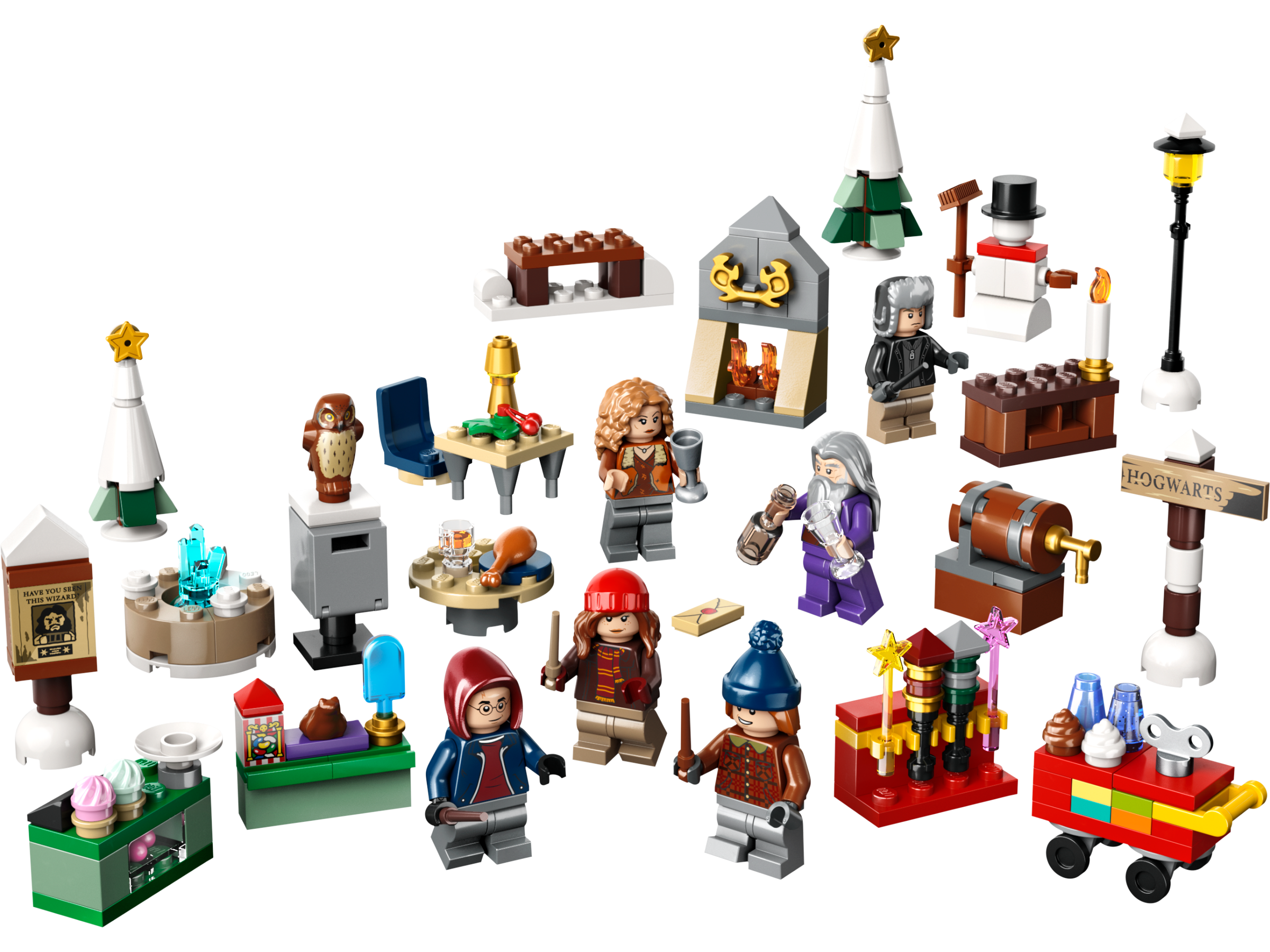 LEGO Harry Potter Adventskalender 2023 - Inhalt Inhalt (DE)