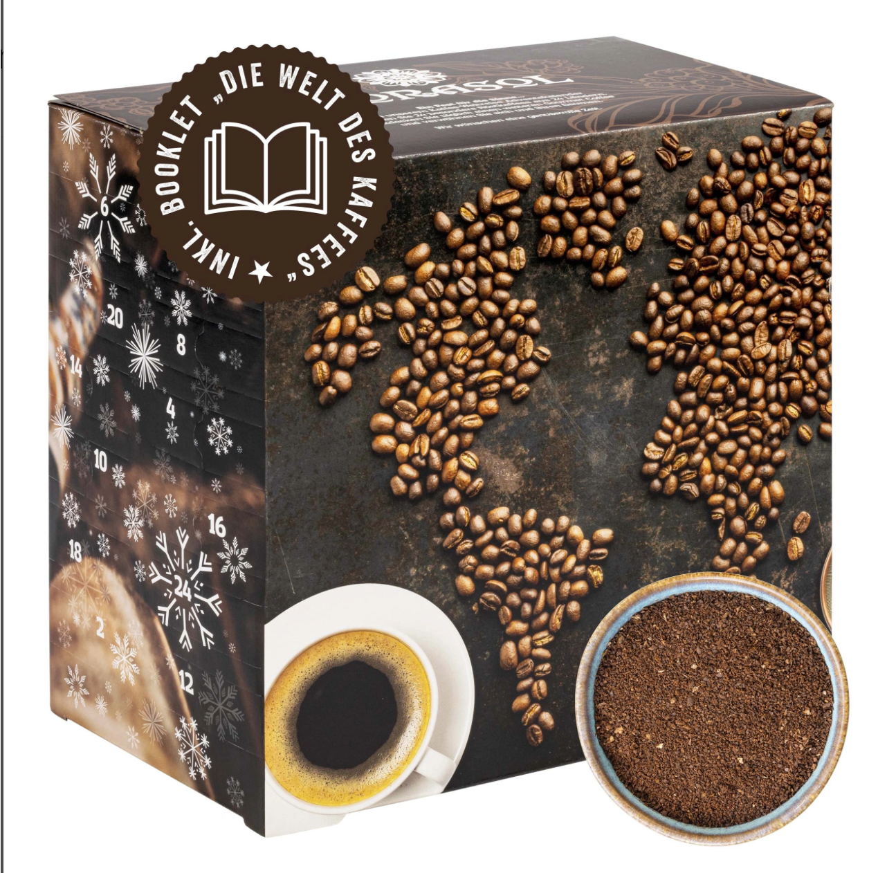 Premium Kaffee Weltreise Adventskalender 2023