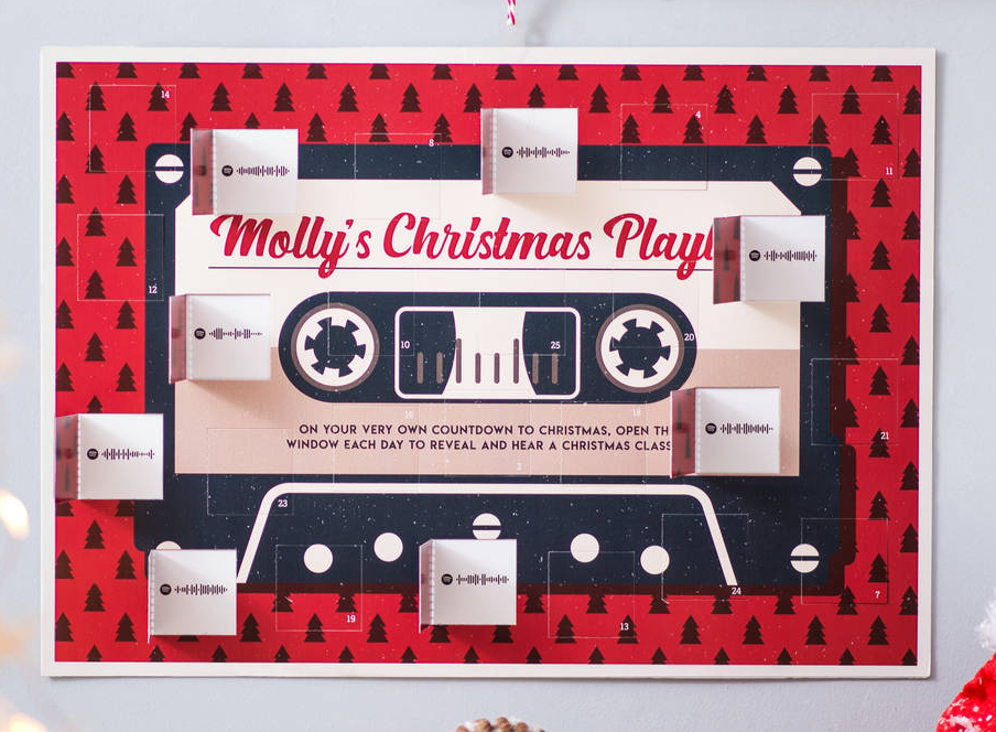 MixPixie Personalised Christmas Playlist Advent Calendar