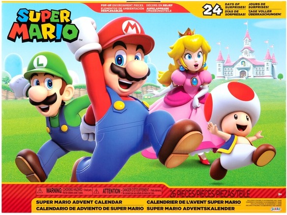 Smyths Toys Super Mario Mushroom Kingdom Advent Calendar 2023