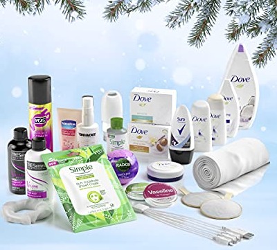 Ultimate 24 Day Advent Calendar 2021 - Tresemme, Dove, Sure, VO5, Vaseline, Toni and Guy, Simple, RADOX - 24 Days of Festive gifts for Women in The Countdown to Christmas variant