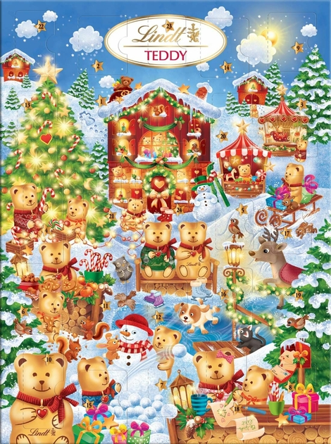 LINDT Teddy Winter Wonderland 170g  Advent Calendar
