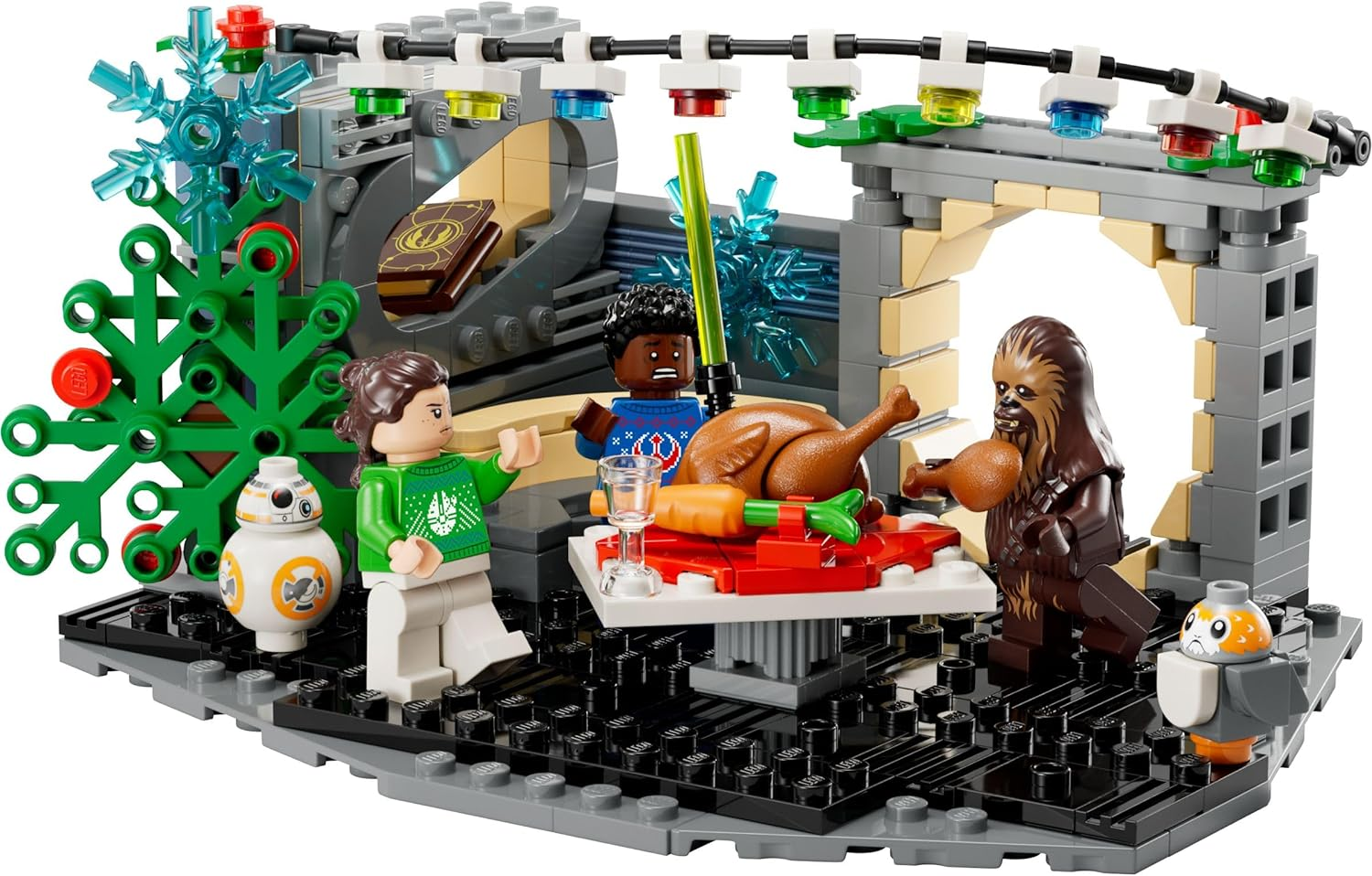 LEGO® Star Wars 40658 Millennium Falcon™ – Weihnachtsdiorama - Inhalt