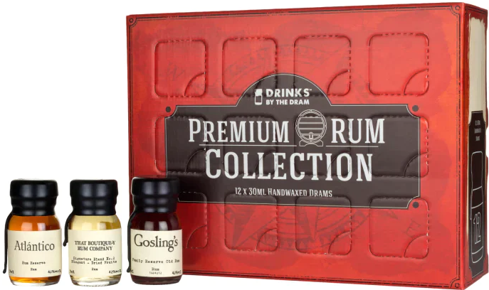 The Collection Series' Premium Rum Advent Calendar 2023 - Inhalt Content (EN)