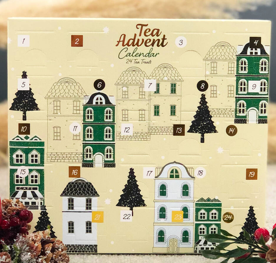 Tea With 24 Flavoured Tea Bags Advent Calendar