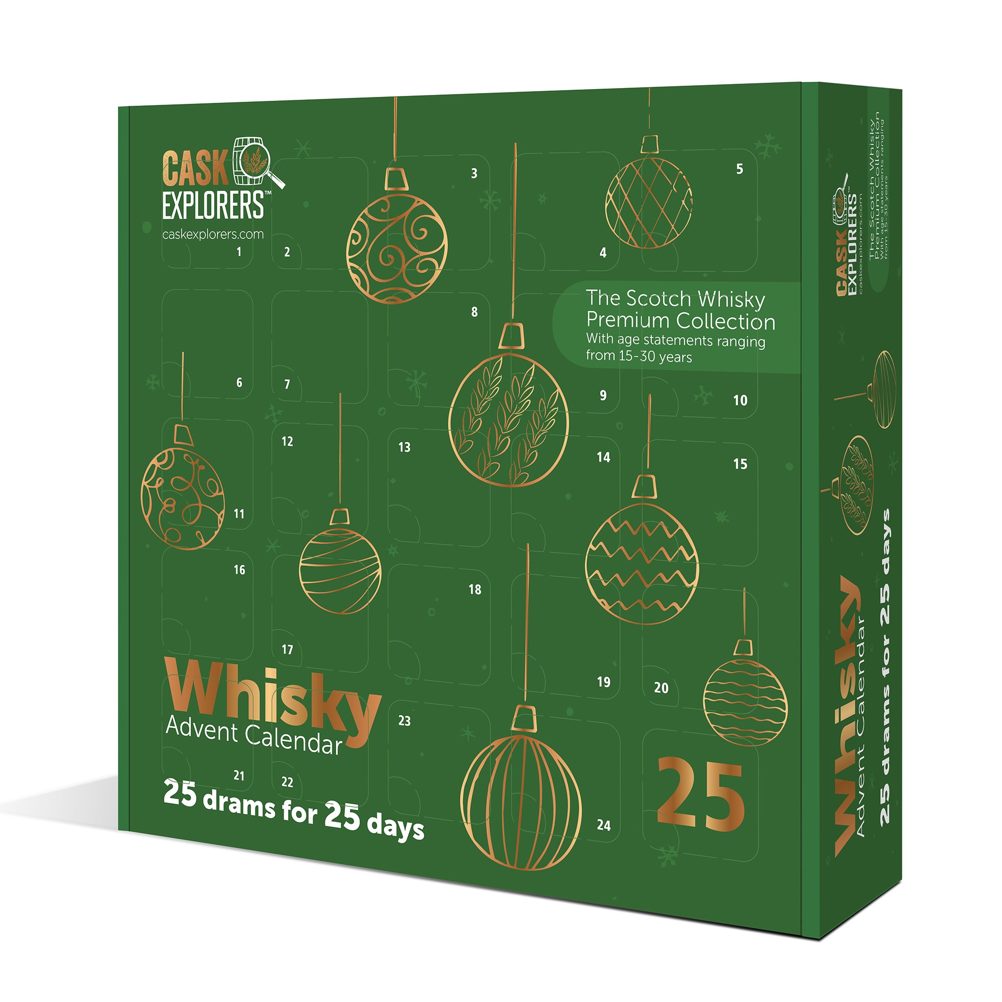 Cask Explorers Scotch Whisky Premium Collection 25x3cl  Advent Calendar