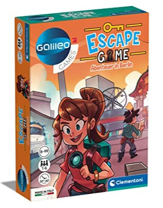 Clementoni Escape Game – Das geheimnisvolle Museum, spannendes Gesellschaftsspiel zum Knobeln & Rätseln