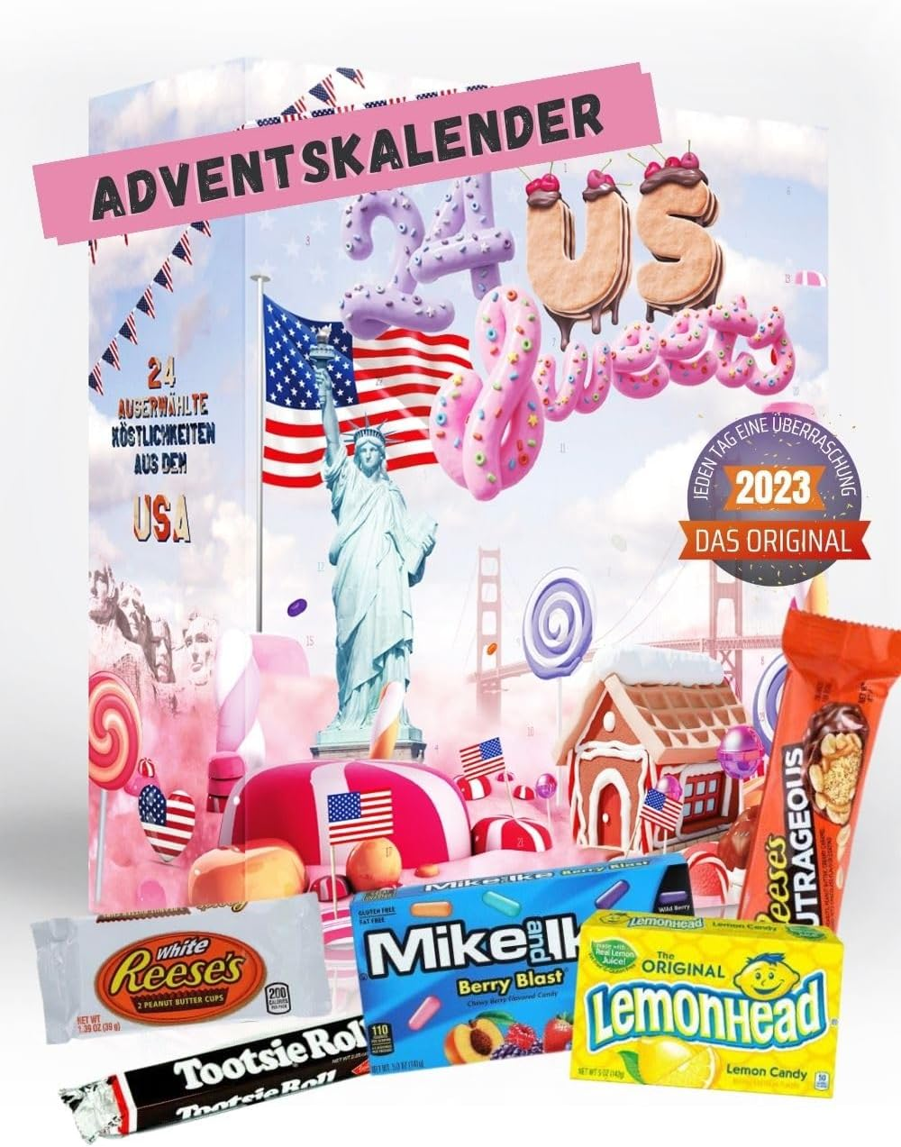 Boxiland US Süßigkeiten Adventskalender 2023