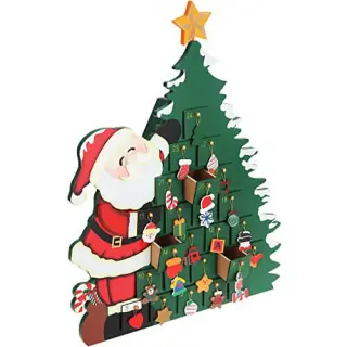 Holzadventskalender Tannenbaum Holzadventskalender Tannenbaum