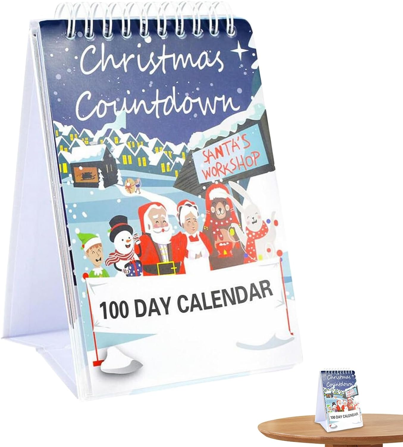 Jorzer 100 Tage Weihnachten Countdown Adventskalender 2023