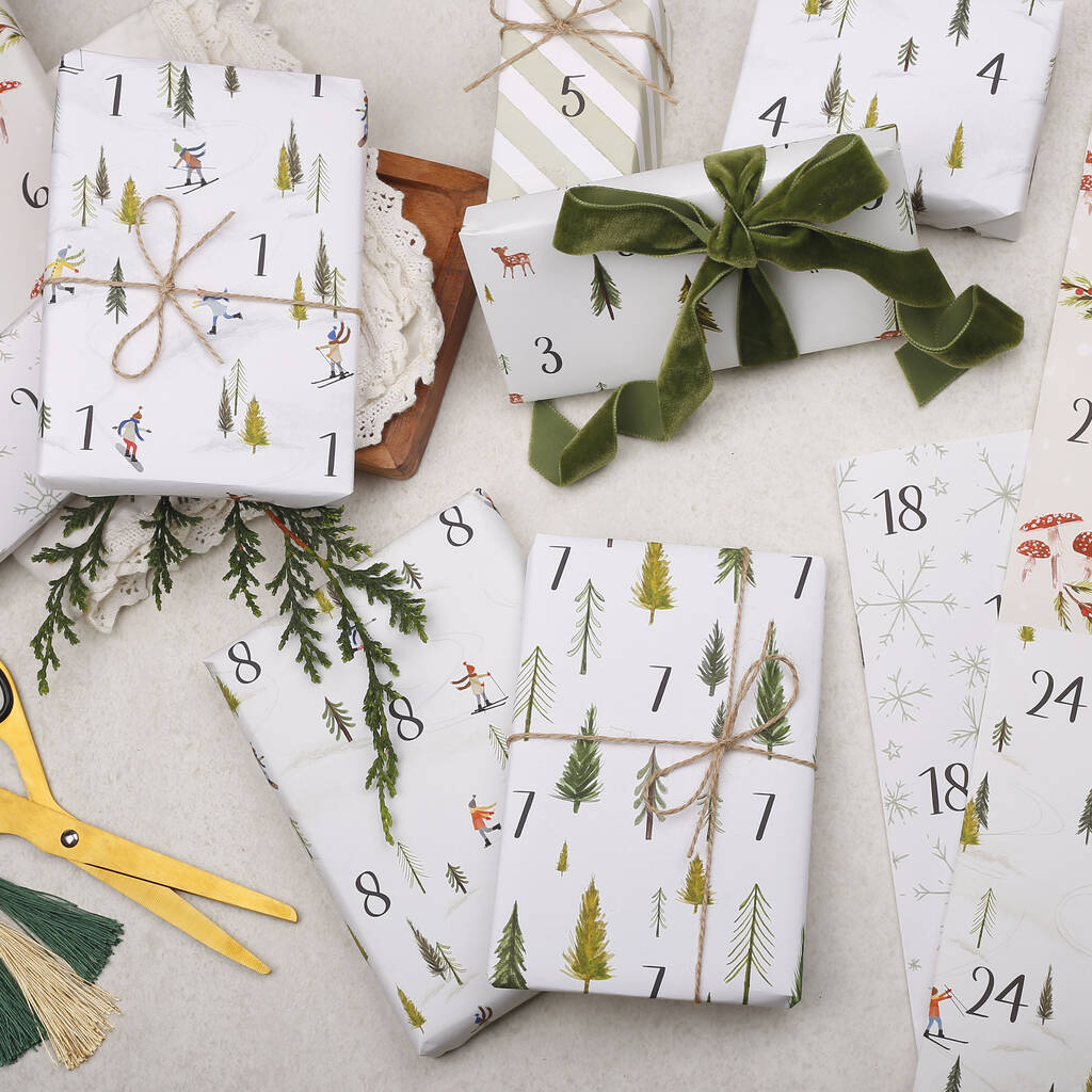 Christmas Wrapping Paper Advent Calendar
