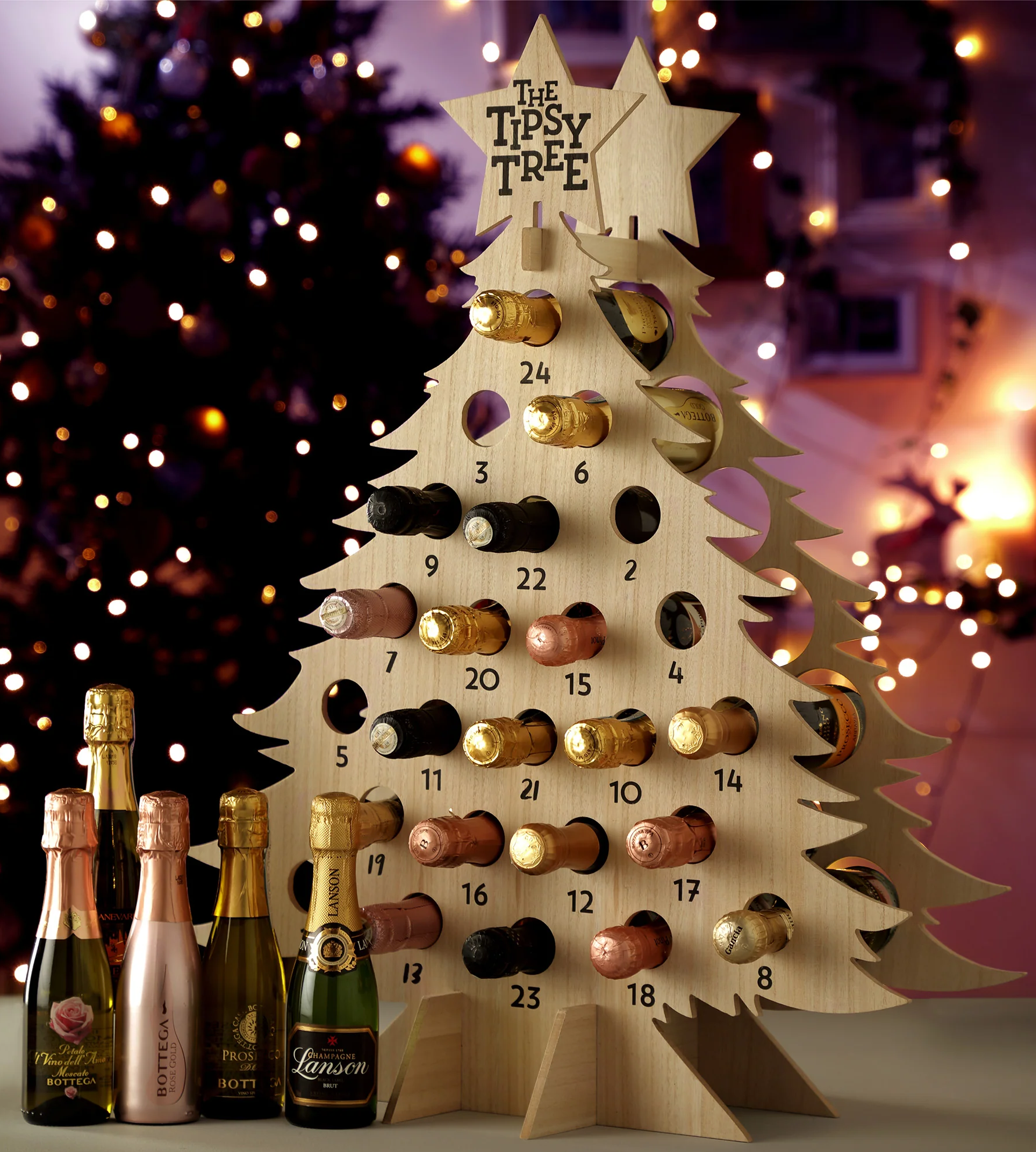 The Tall Tipsy Tree with Fizz Advent Calendar - Inhalt Content (EN)