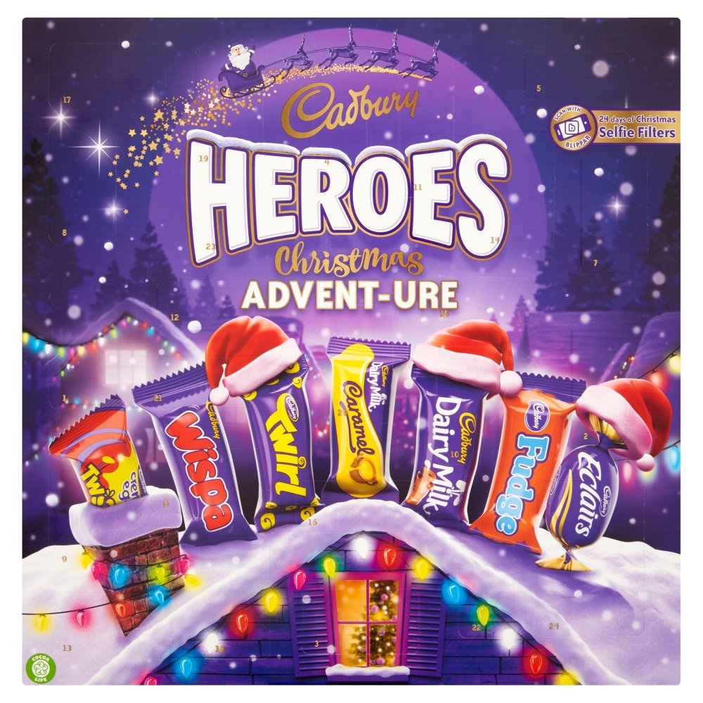 Cadbury Heroes Schokoladen-Adventskalender