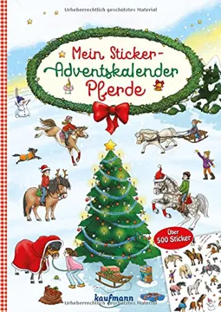 Mein Pferde-Sticker Adventskalender