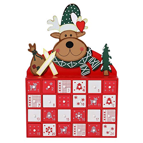 Contents: Sunnyglade Christmas Wooden Advent Calendar 