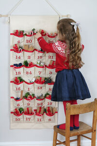 Hide & Seek Textiles Luxury Personalised Fabric Advent Calendar