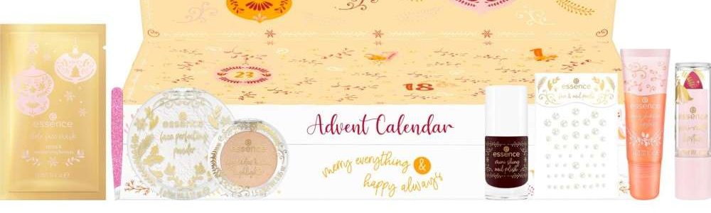 Essence merry everything & happy always Advent Calendar 2023 - Inhalt Content (EN)
