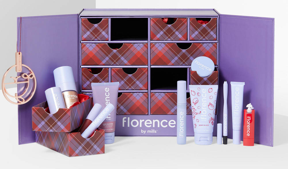 Florence by Mills 12 Days of Beauty Advent Calendar 2023 - Inhalt Content (EN)