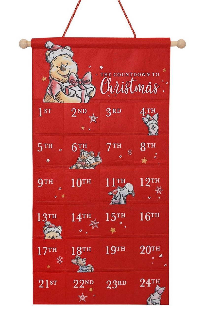 Disney Winnie Christmas Fabric Advent Calendar | Debenhams