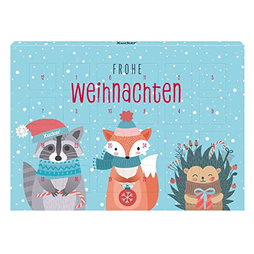 Adventskalender Weihnachten 2019 Vollmilch Xylit-Schokolade, 72 g – Xucker – detail 2