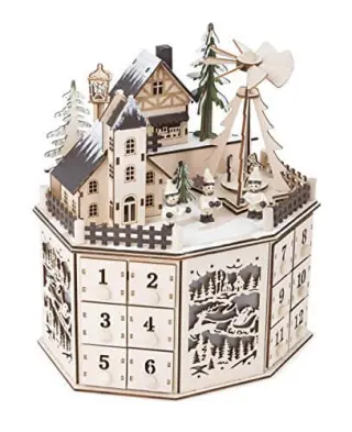 Adventskalender mit Pyramide Adventskalender mit Pyramide