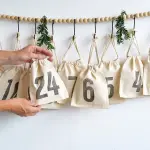 Adventskalender-Kerze ‚Winterzeit‘