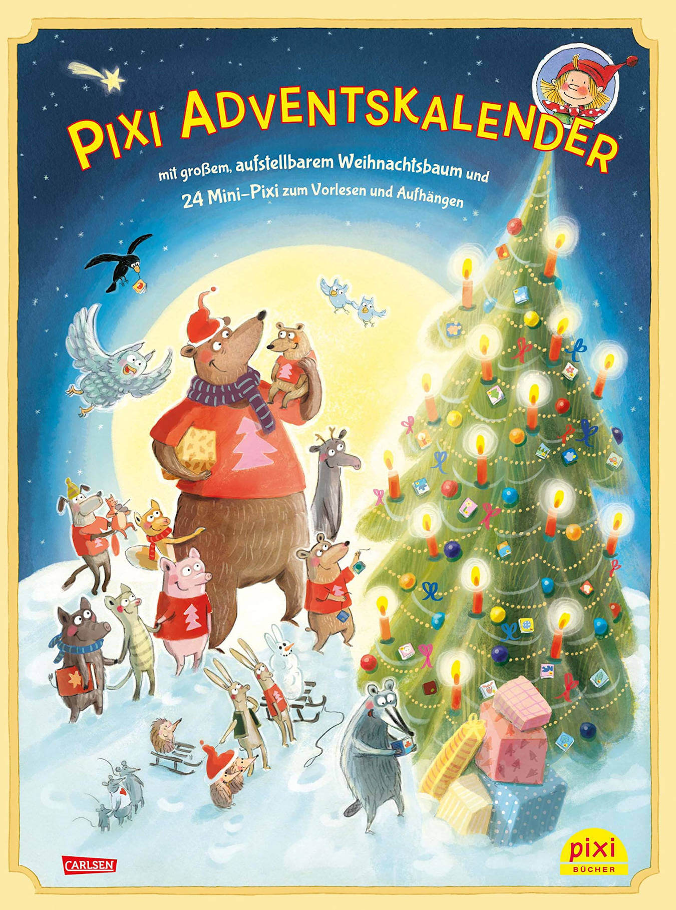 amazon Pixi Adventskalender mit Weihnachtsbaum 2018
