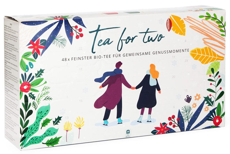 BIO Tee Adventskalender für Zwei