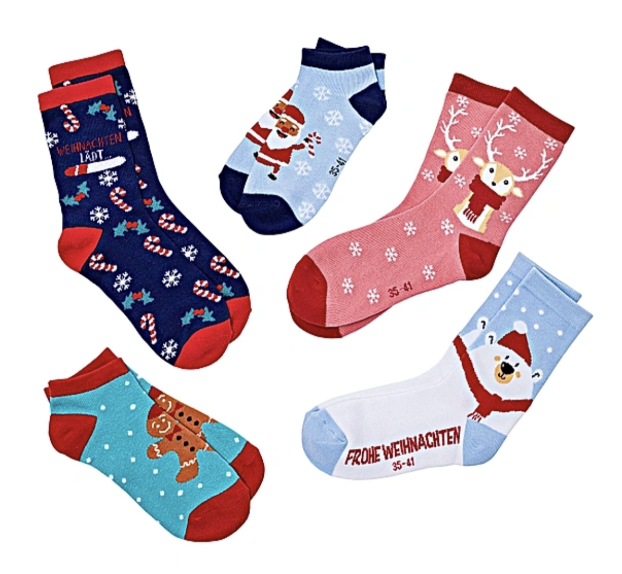 Adventskalender Socken Happy Koala Damen - Kalender bestellen - Inhalt Inhalt (DE)