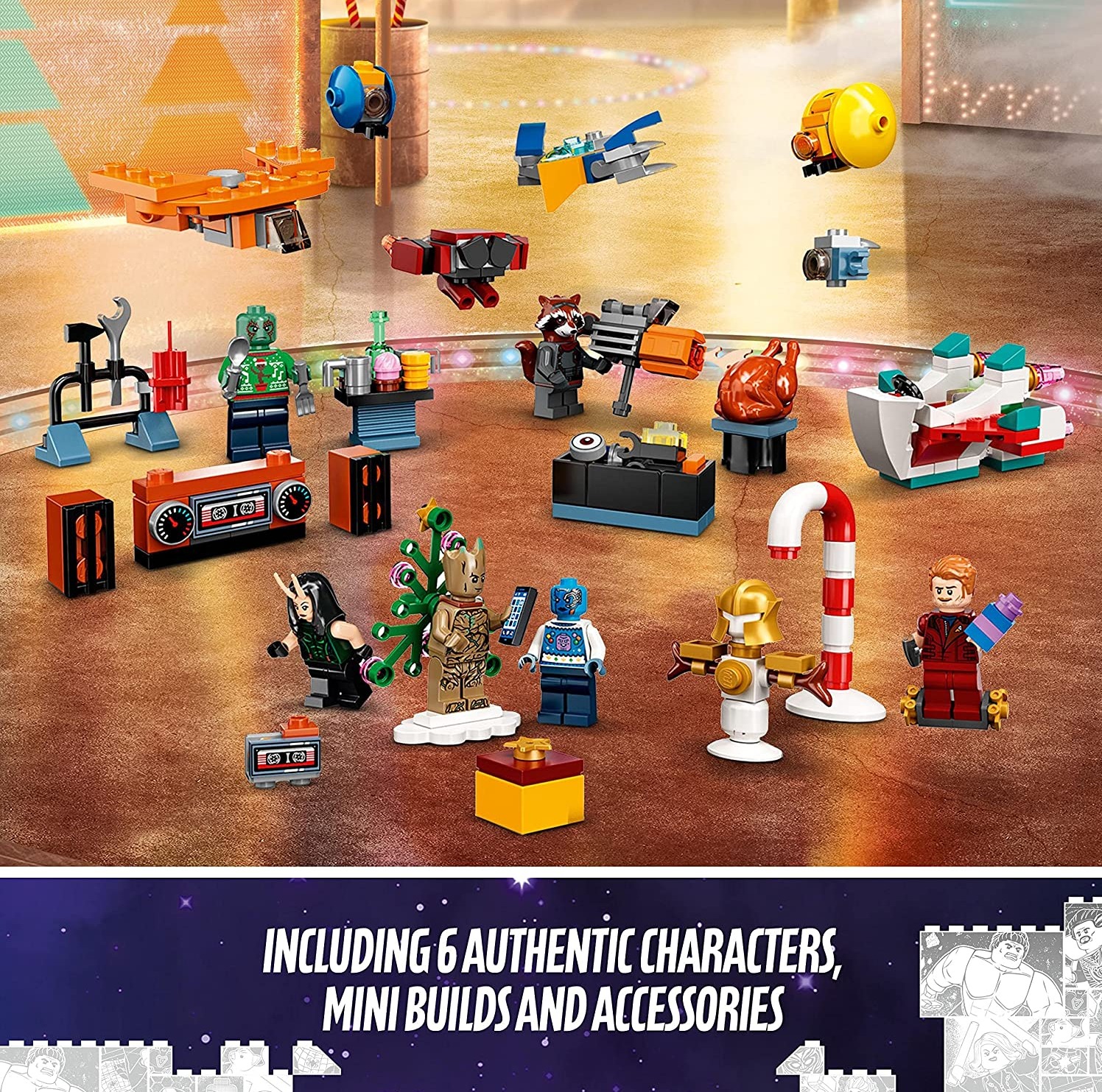 LEGO Marvel Studios Advent Calendar 2022 Content (EN)