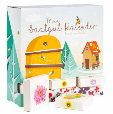 BIO-Saatgut Adventskalender "Bienen-Freund"