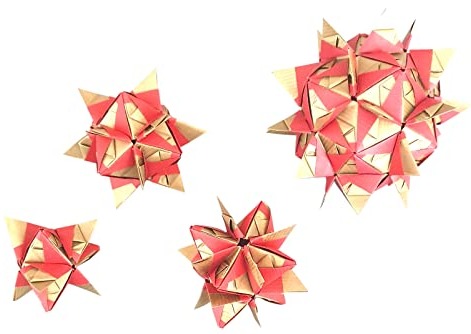 Frech Verlag GmbH Sternenzauber Adventskalender 2022 Mit modularem Origami traumhafte Sterne falten: Das Adventskalender-Buch - jeden Tag einen neuen Stern falten. Mit 80 Blatt edlem Faltpapier, kompletten Schritt-für-Schritt-Anleitungen