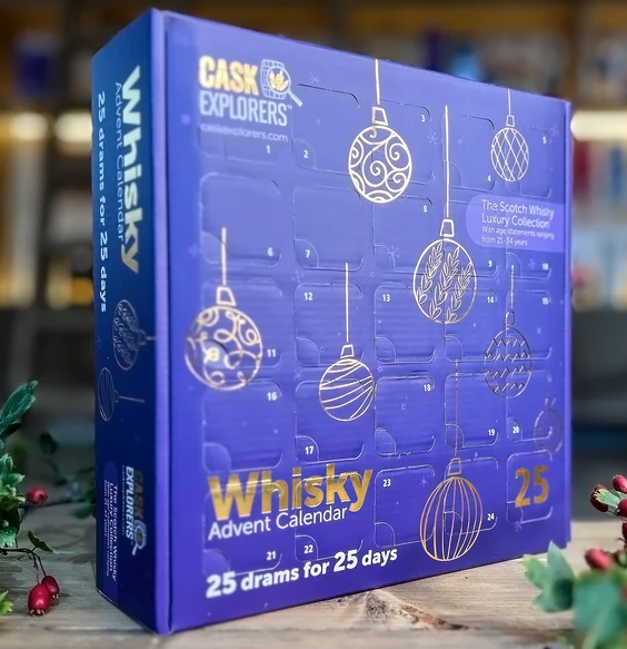 Scotch Whisky Luxury 25x3cl Advent Calendar - Inhalt Content (EN)