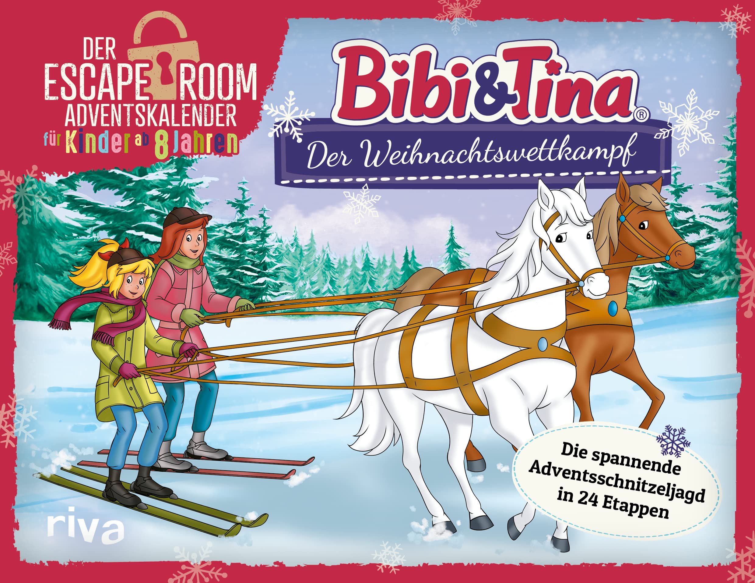 Bibi & Tina – Der Weihnachtswettkampf: Die spannende Adventsschnitzeljagd in 24 Etappen. Der Escape-Room-Adventskalender für Kinder ab 8 Jahren