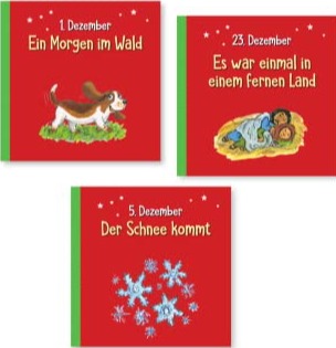 Das Geheimnis der Waldweihnacht: Ein Adventskalender mit 24 Büchlein (Adventskalender mit Geschichten für Kinder: Mit 24 Mini-Büchern) variant