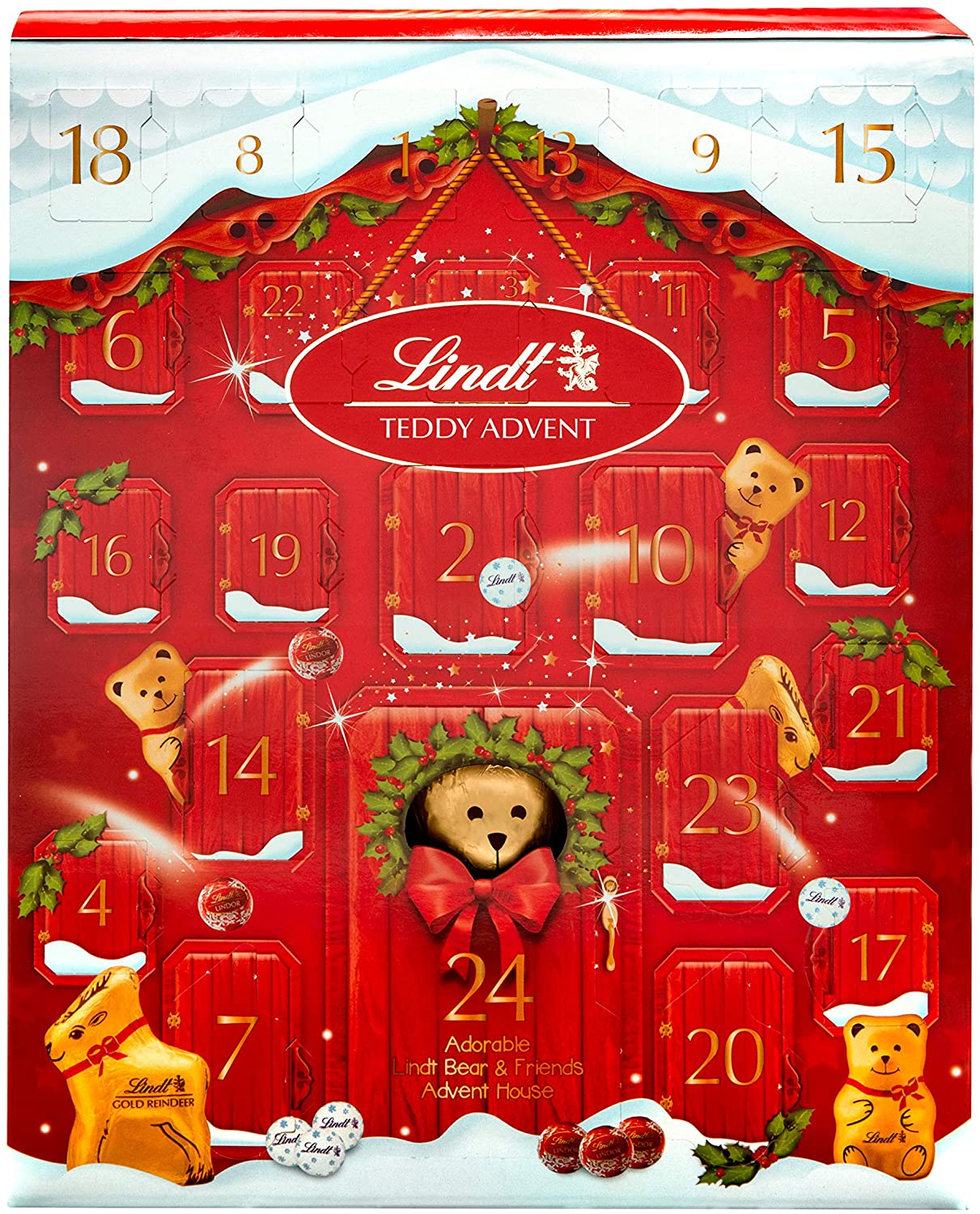 Lindt Chocolate Advent Calendar 2022 Customize and Print