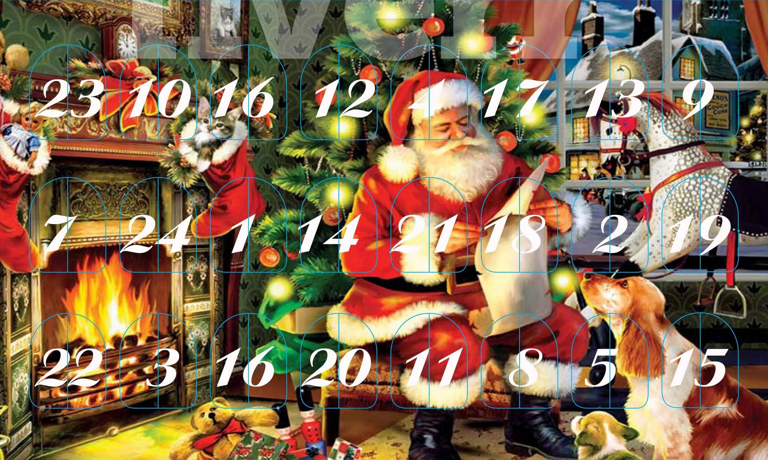 Christbaumschmuck Adventskalender